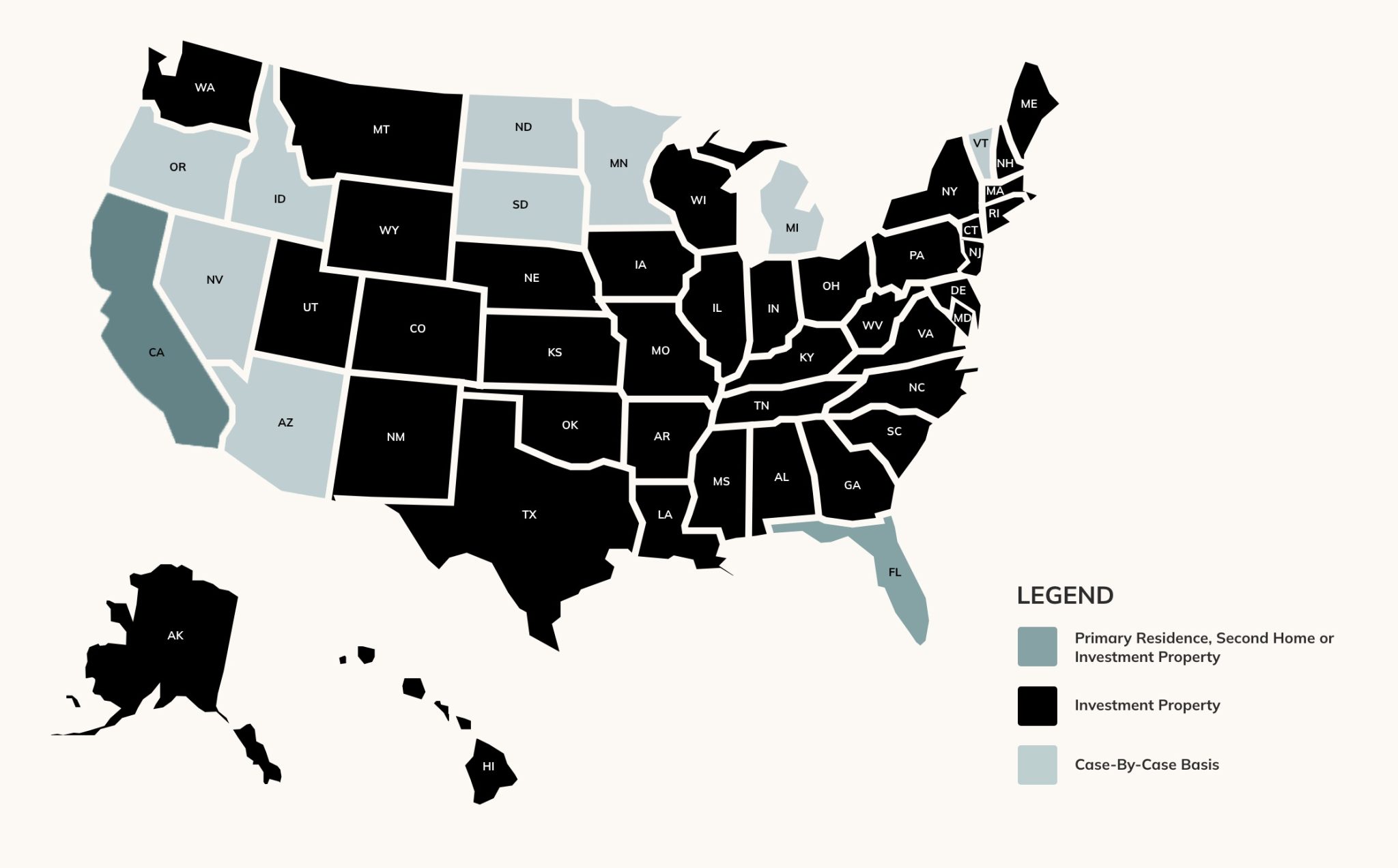 DAK Mortgage Map